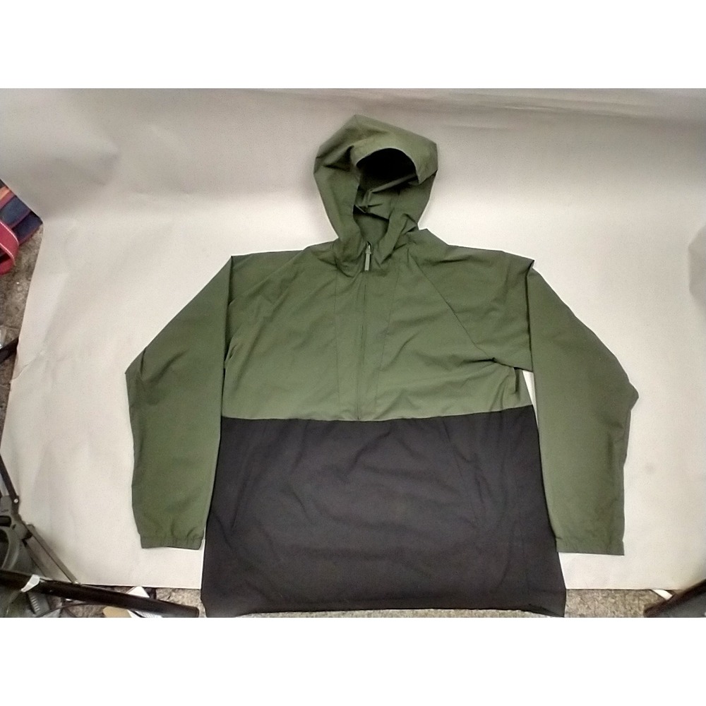 Workman Travel Shell Lightweight Packable‎ Hoodie Olive Black TSP009 LL Mens